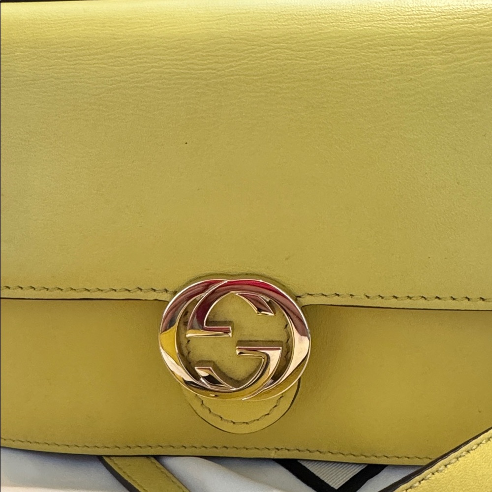 Gucci Lime Green Crossbody WOC - Picture 2 of 8
